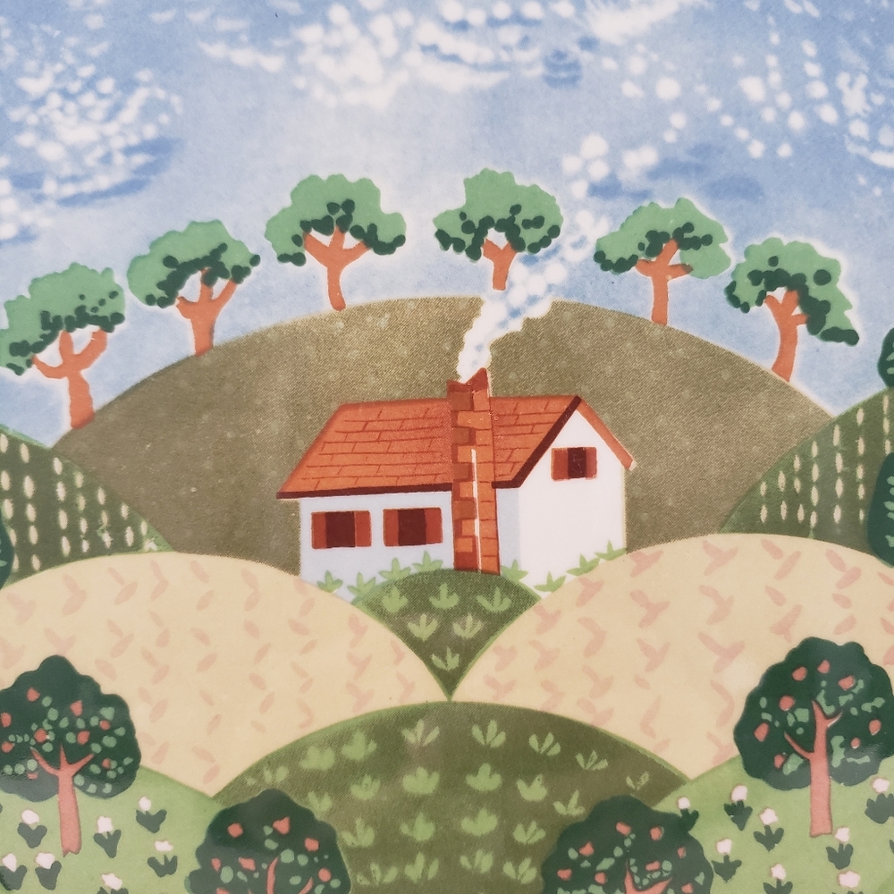 SANGOSTONE COUNTRY COTTAGE PLATE - Picture 2 of 7